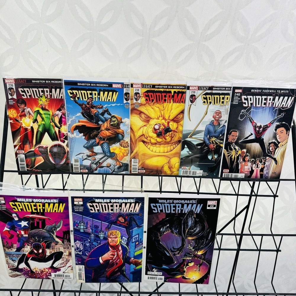 Spider-Man 236-240 243-244 262 Lot (Marvel) Miles Morales Key 1st